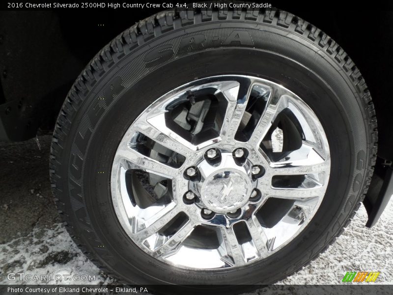 Black / High Country Saddle 2016 Chevrolet Silverado 2500HD High Country Crew Cab 4x4