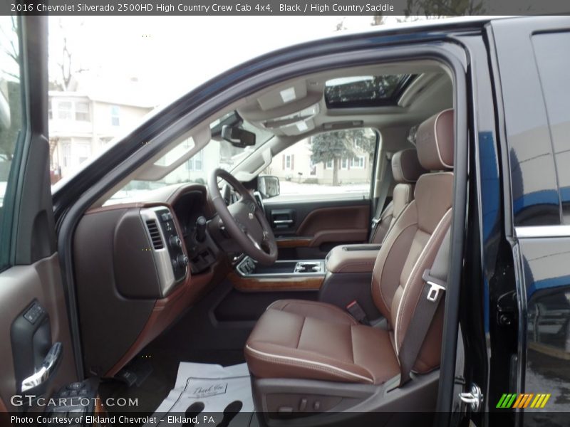 Black / High Country Saddle 2016 Chevrolet Silverado 2500HD High Country Crew Cab 4x4