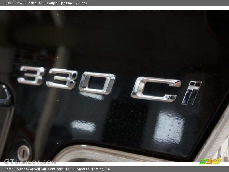 Jet Black / Black 2003 BMW 3 Series 330i Coupe