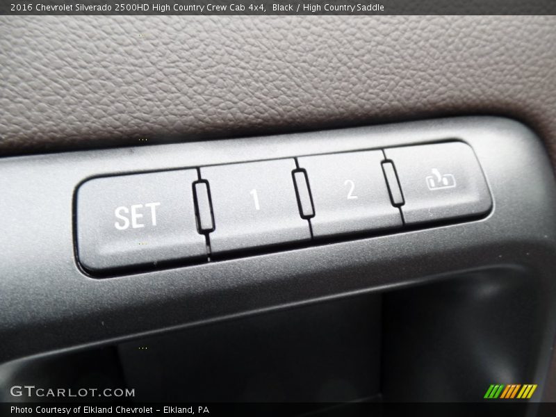 Black / High Country Saddle 2016 Chevrolet Silverado 2500HD High Country Crew Cab 4x4