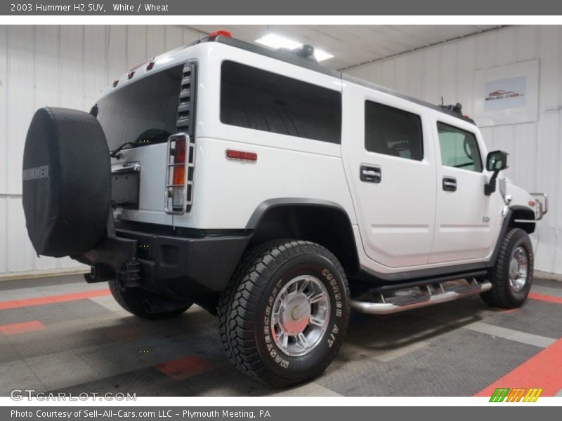 White / Wheat 2003 Hummer H2 SUV