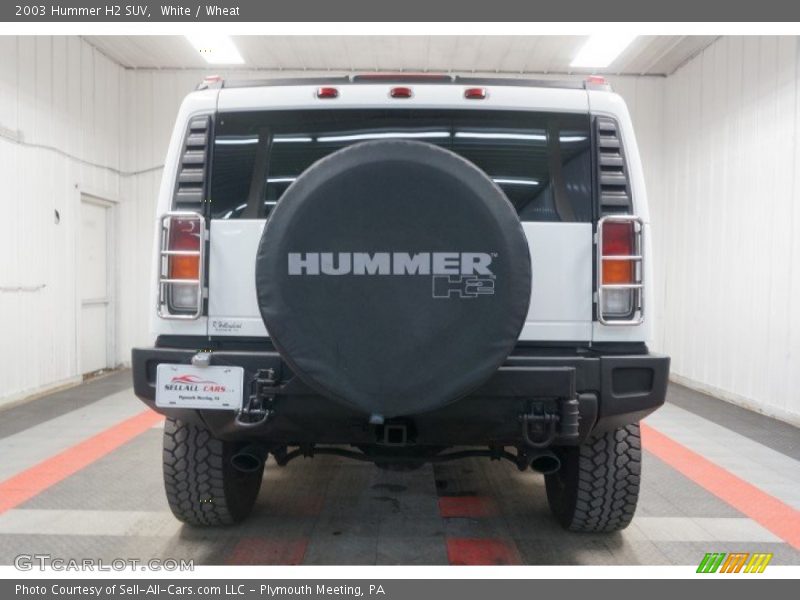 White / Wheat 2003 Hummer H2 SUV