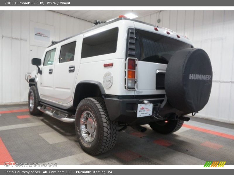 White / Wheat 2003 Hummer H2 SUV