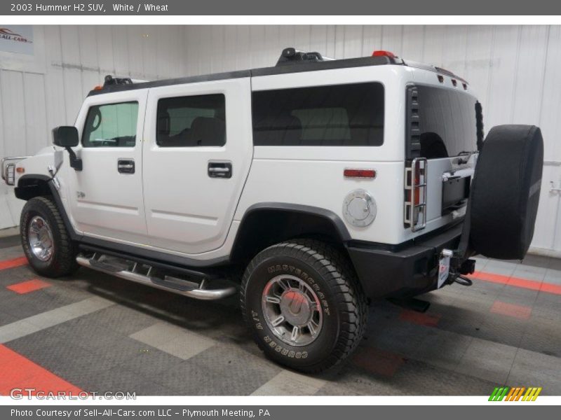 White / Wheat 2003 Hummer H2 SUV