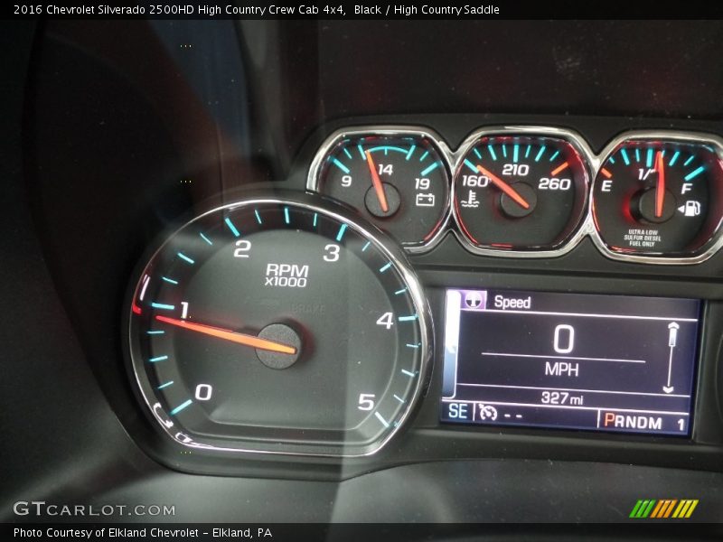 Black / High Country Saddle 2016 Chevrolet Silverado 2500HD High Country Crew Cab 4x4
