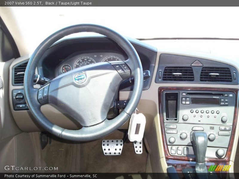 Black / Taupe/Light Taupe 2007 Volvo S60 2.5T