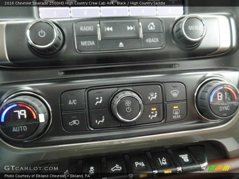 Black / High Country Saddle 2016 Chevrolet Silverado 2500HD High Country Crew Cab 4x4