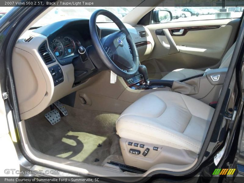 Black / Taupe/Light Taupe 2007 Volvo S60 2.5T