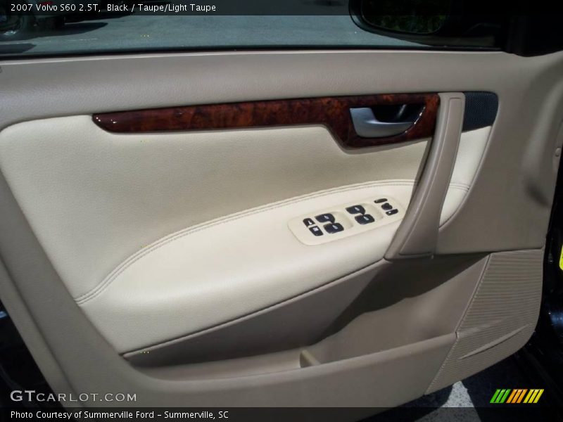 Black / Taupe/Light Taupe 2007 Volvo S60 2.5T