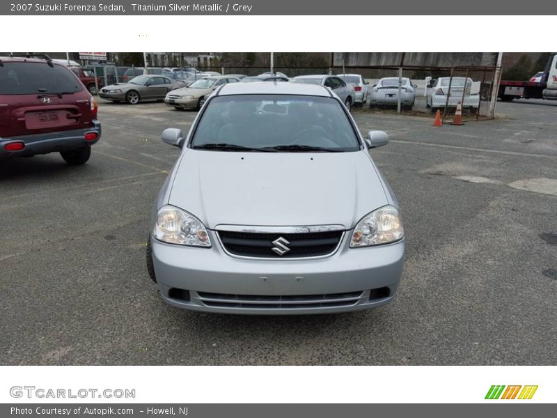 Titanium Silver Metallic / Grey 2007 Suzuki Forenza Sedan