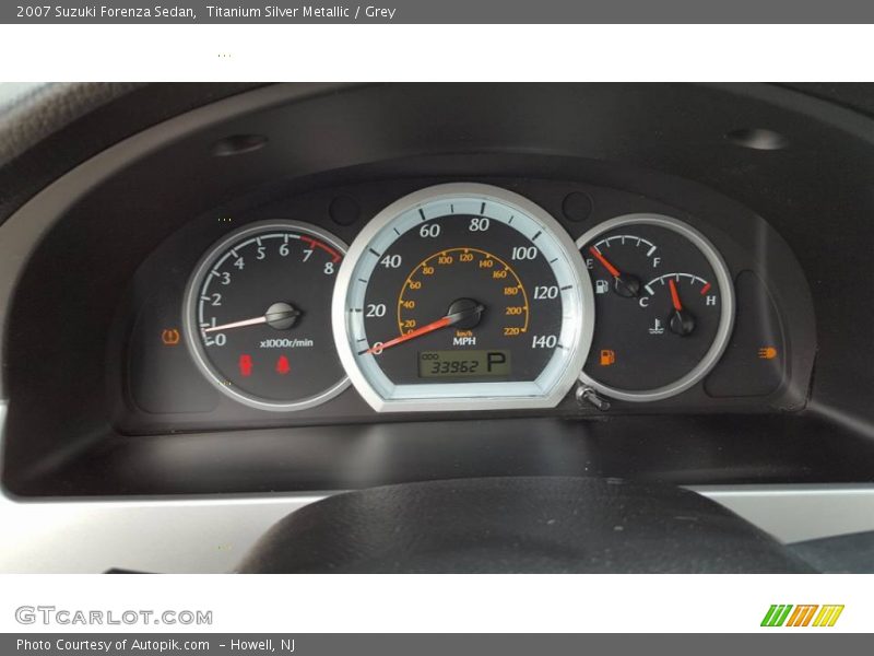 Titanium Silver Metallic / Grey 2007 Suzuki Forenza Sedan