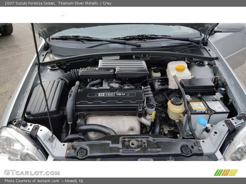 Titanium Silver Metallic / Grey 2007 Suzuki Forenza Sedan