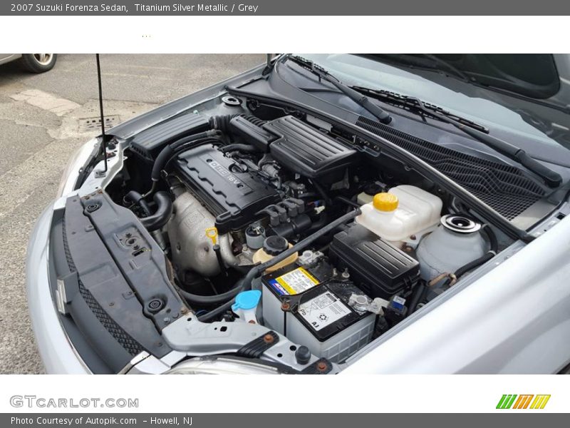 Titanium Silver Metallic / Grey 2007 Suzuki Forenza Sedan