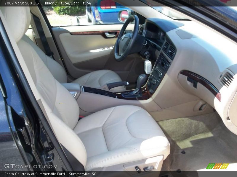 Black / Taupe/Light Taupe 2007 Volvo S60 2.5T