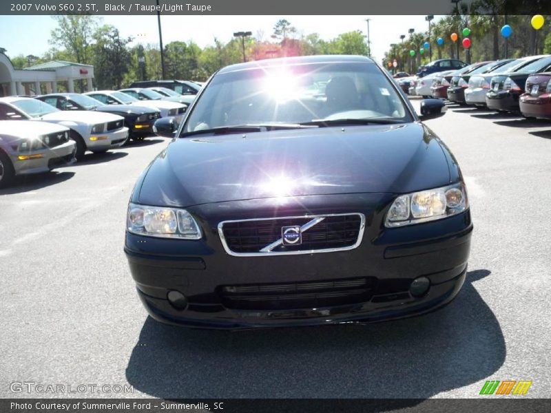 Black / Taupe/Light Taupe 2007 Volvo S60 2.5T