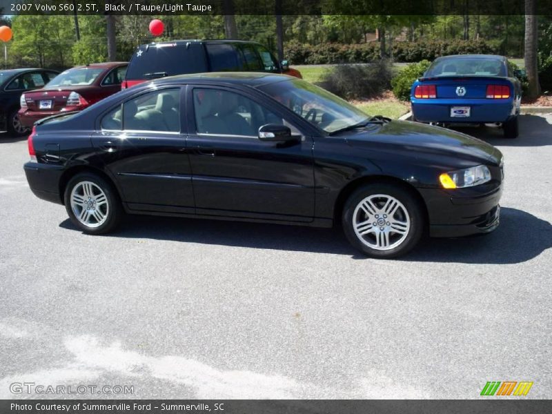 Black / Taupe/Light Taupe 2007 Volvo S60 2.5T