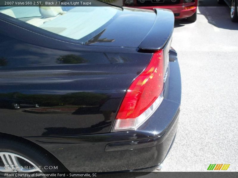 Black / Taupe/Light Taupe 2007 Volvo S60 2.5T