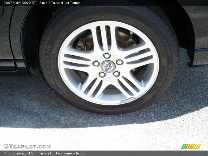 Black / Taupe/Light Taupe 2007 Volvo S60 2.5T