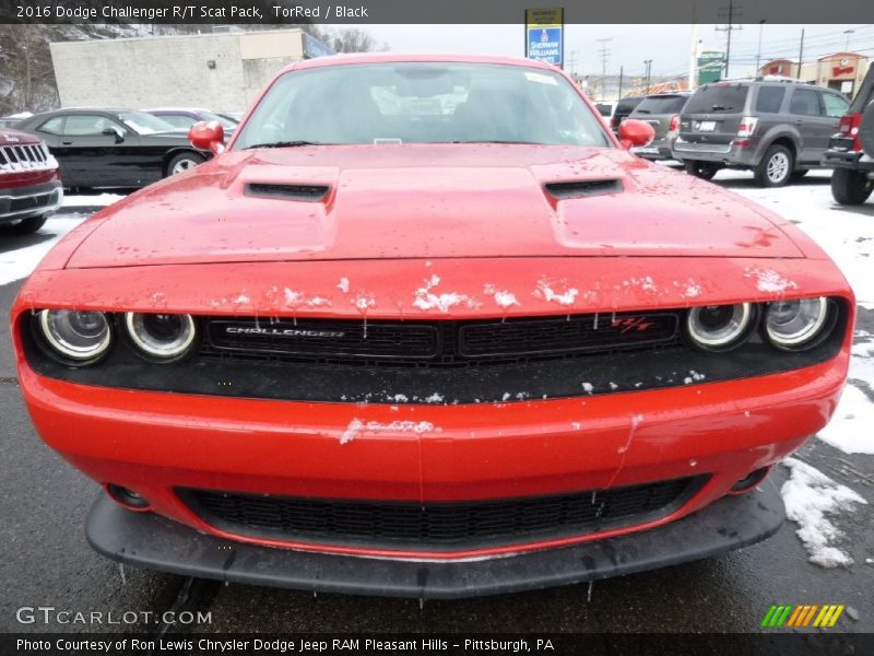 TorRed / Black 2016 Dodge Challenger R/T Scat Pack