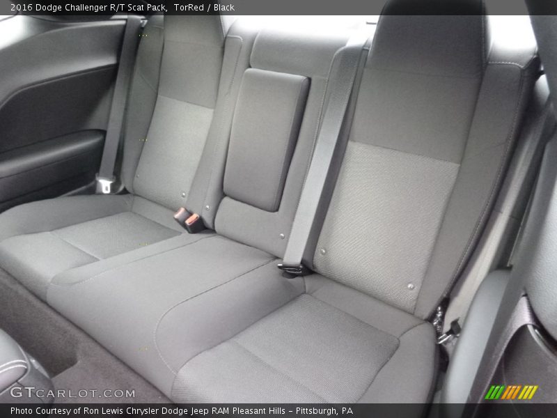 Rear Seat of 2016 Challenger R/T Scat Pack