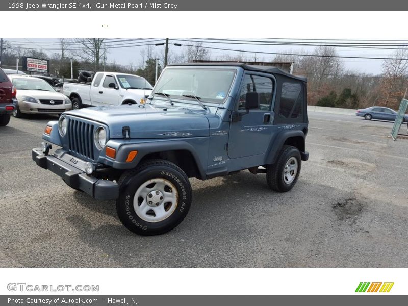 Gun Metal Pearl / Mist Grey 1998 Jeep Wrangler SE 4x4