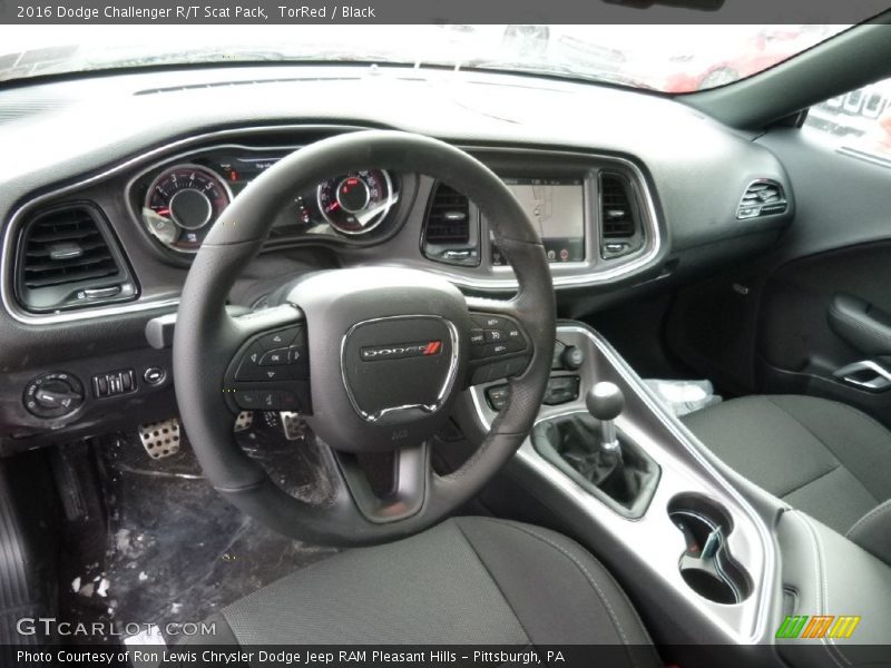 Black Interior - 2016 Challenger R/T Scat Pack 