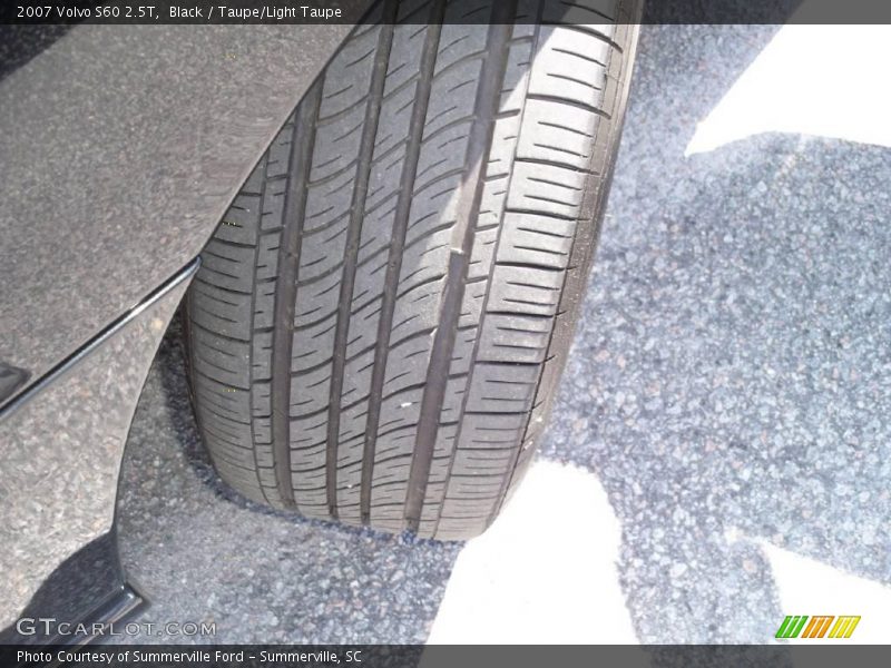 Black / Taupe/Light Taupe 2007 Volvo S60 2.5T