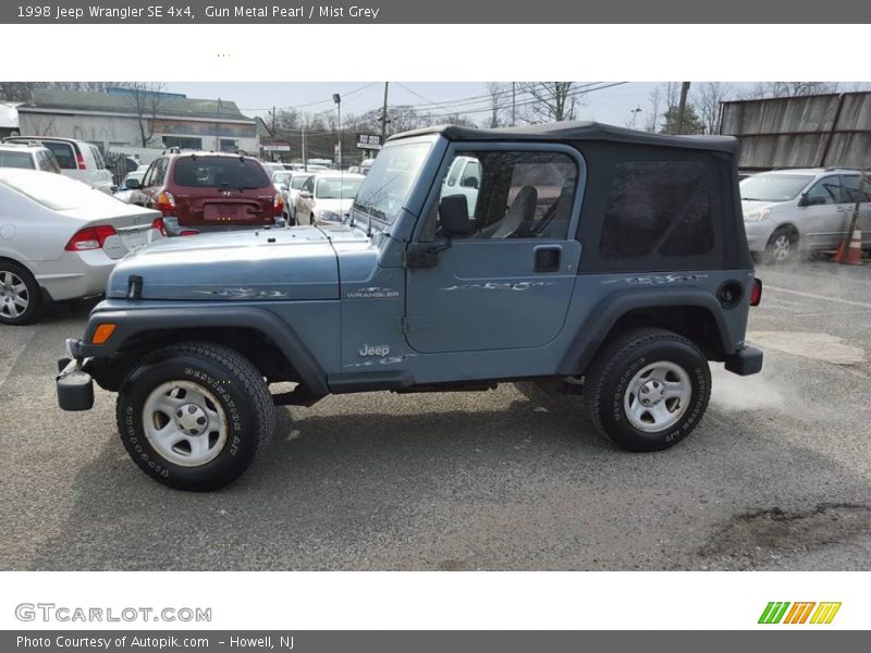 Gun Metal Pearl / Mist Grey 1998 Jeep Wrangler SE 4x4
