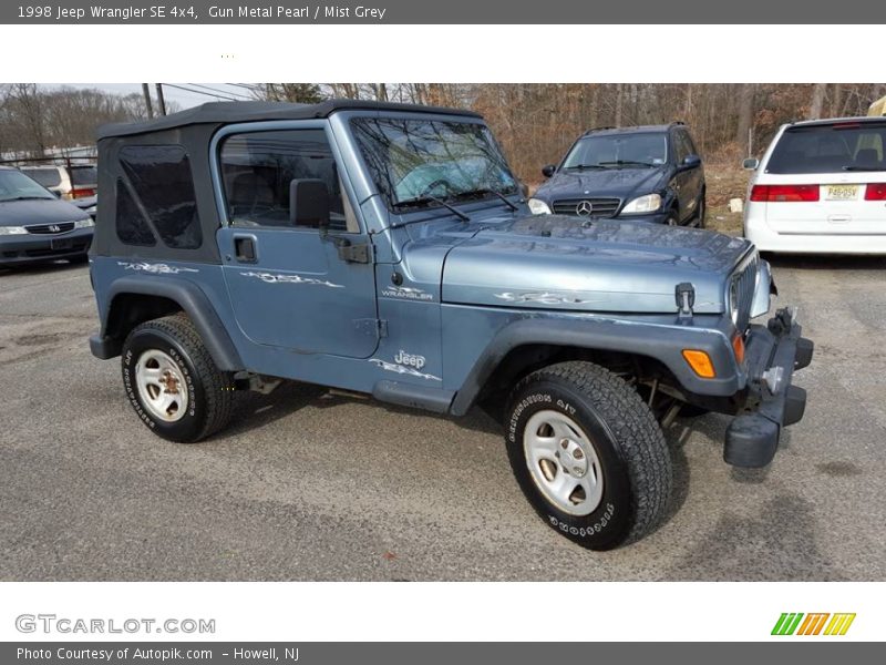 Gun Metal Pearl / Mist Grey 1998 Jeep Wrangler SE 4x4