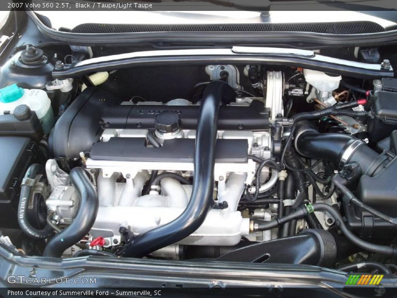 Black / Taupe/Light Taupe 2007 Volvo S60 2.5T