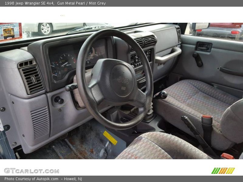 Gun Metal Pearl / Mist Grey 1998 Jeep Wrangler SE 4x4