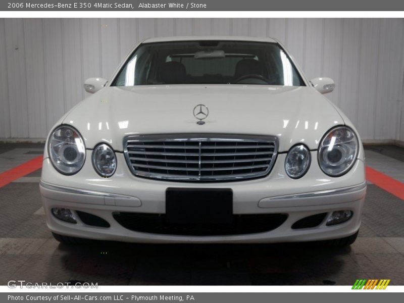 Alabaster White / Stone 2006 Mercedes-Benz E 350 4Matic Sedan