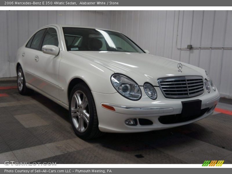 Alabaster White / Stone 2006 Mercedes-Benz E 350 4Matic Sedan