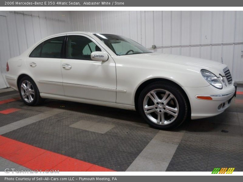 Alabaster White / Stone 2006 Mercedes-Benz E 350 4Matic Sedan