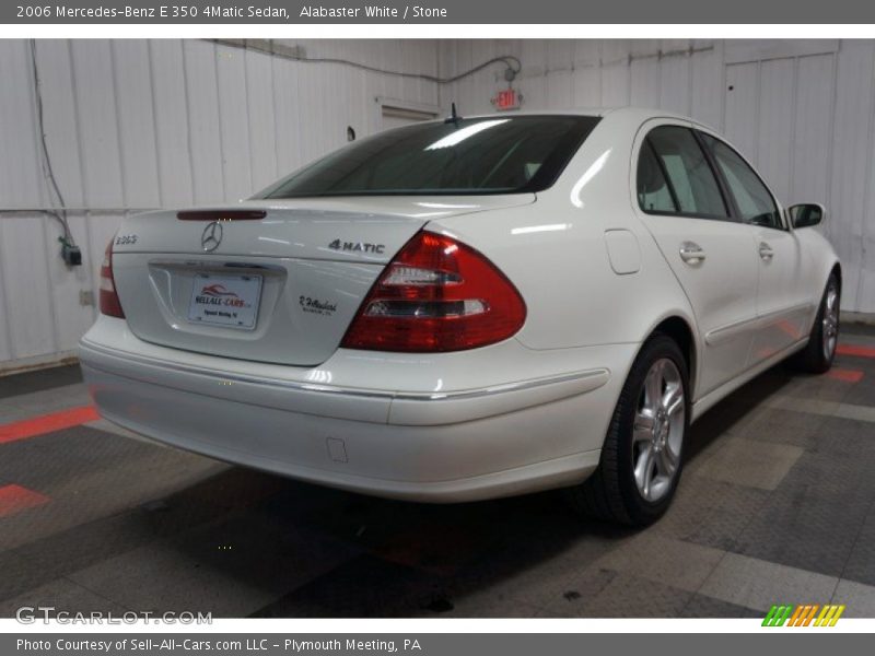 Alabaster White / Stone 2006 Mercedes-Benz E 350 4Matic Sedan