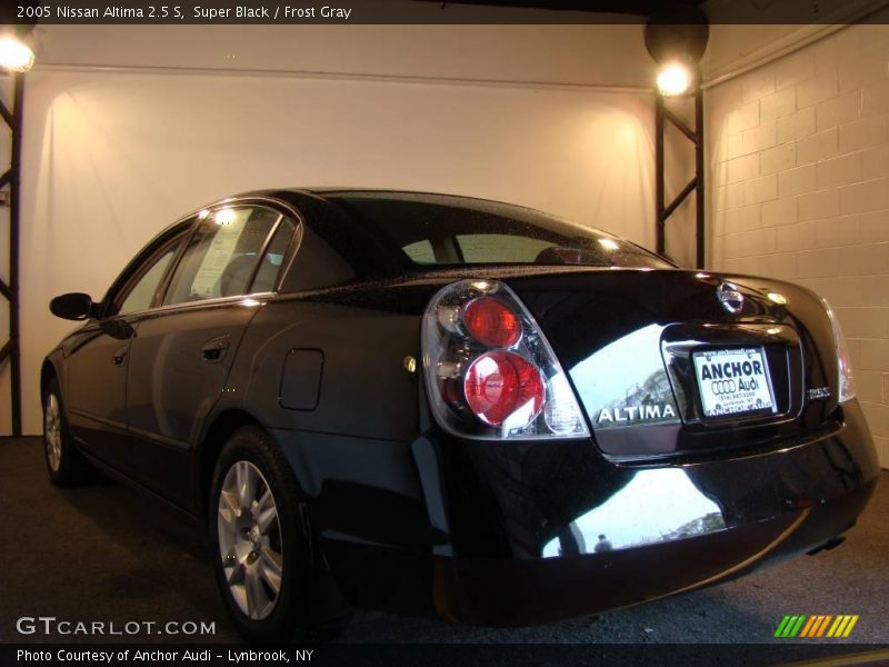 Super Black / Frost Gray 2005 Nissan Altima 2.5 S