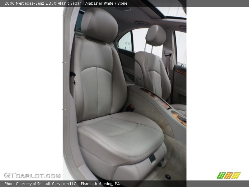 Alabaster White / Stone 2006 Mercedes-Benz E 350 4Matic Sedan