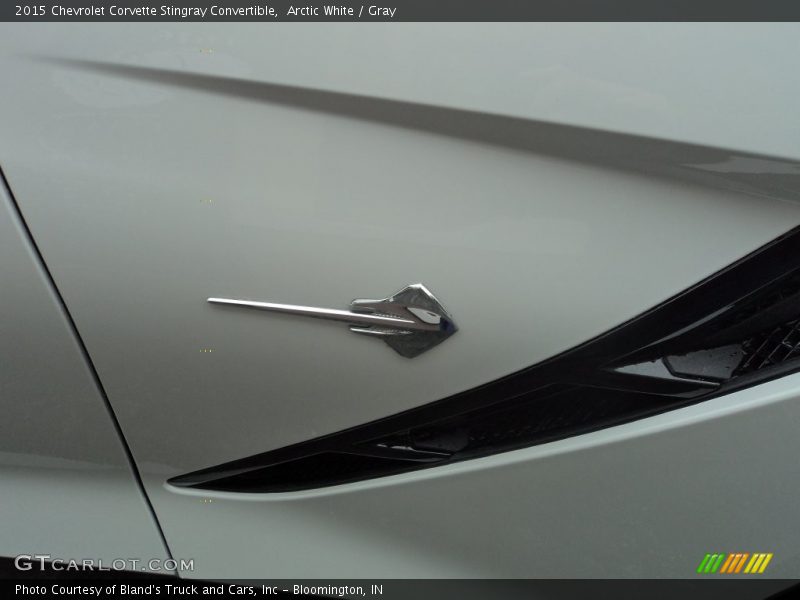 Arctic White / Gray 2015 Chevrolet Corvette Stingray Convertible