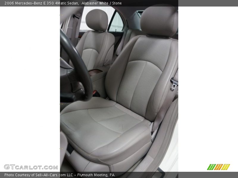 Alabaster White / Stone 2006 Mercedes-Benz E 350 4Matic Sedan