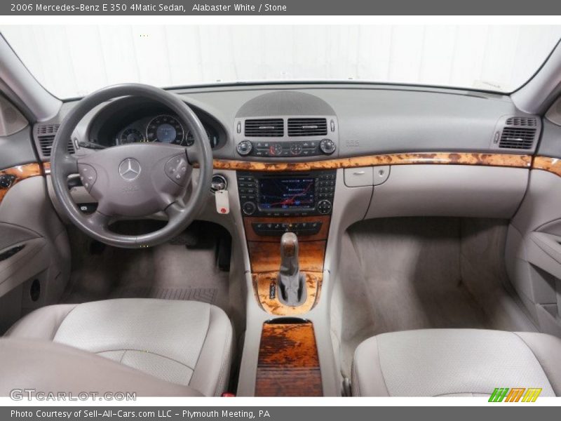Alabaster White / Stone 2006 Mercedes-Benz E 350 4Matic Sedan
