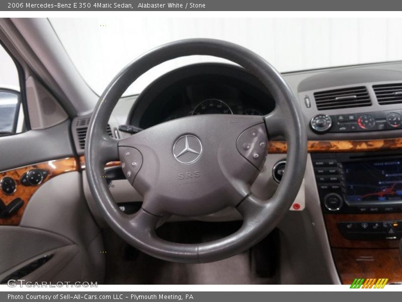 Alabaster White / Stone 2006 Mercedes-Benz E 350 4Matic Sedan