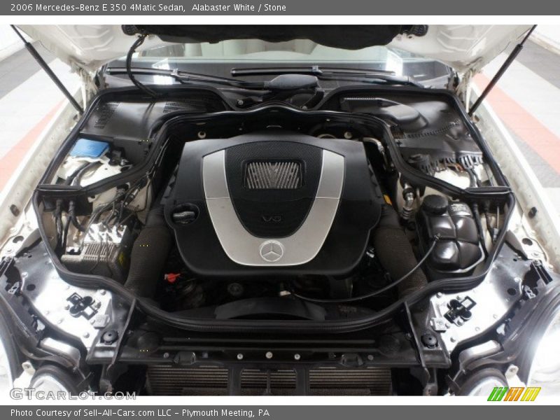 Alabaster White / Stone 2006 Mercedes-Benz E 350 4Matic Sedan