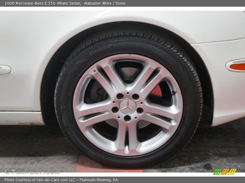 Alabaster White / Stone 2006 Mercedes-Benz E 350 4Matic Sedan