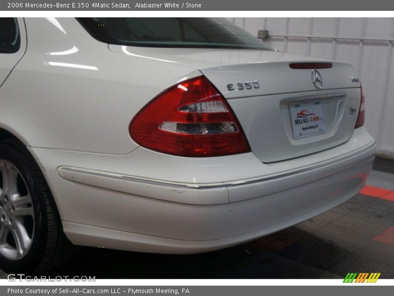 Alabaster White / Stone 2006 Mercedes-Benz E 350 4Matic Sedan