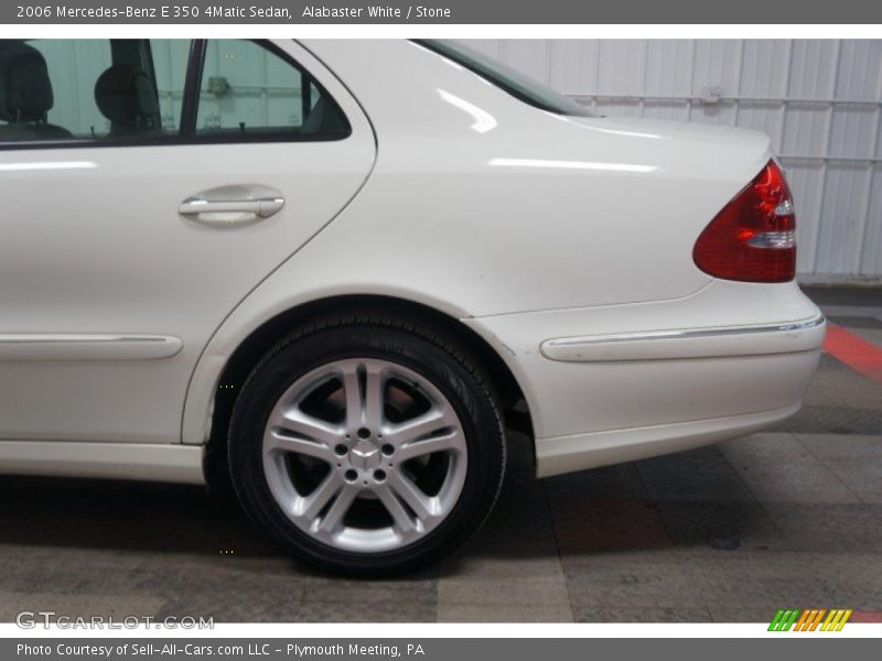 Alabaster White / Stone 2006 Mercedes-Benz E 350 4Matic Sedan