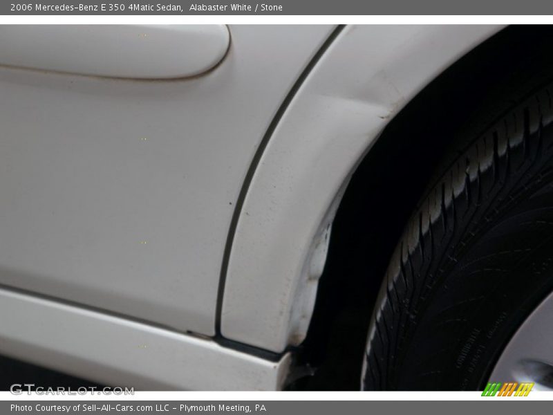 Alabaster White / Stone 2006 Mercedes-Benz E 350 4Matic Sedan