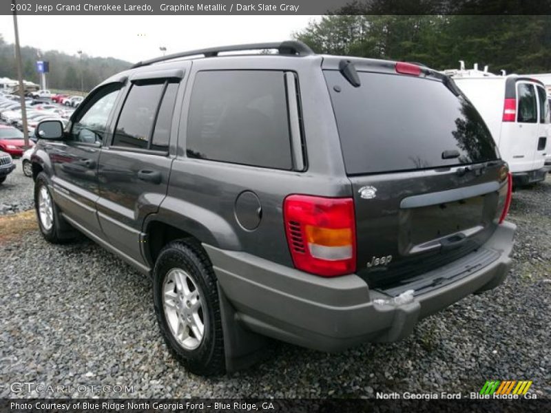 Graphite Metallic / Dark Slate Gray 2002 Jeep Grand Cherokee Laredo