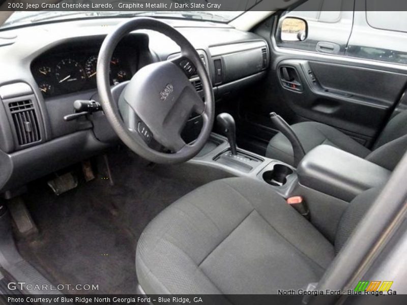 Graphite Metallic / Dark Slate Gray 2002 Jeep Grand Cherokee Laredo
