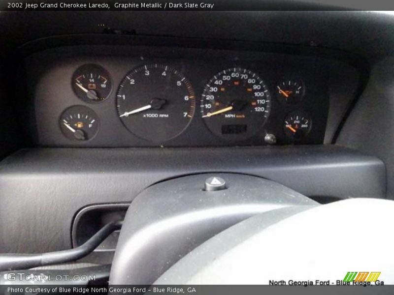 Graphite Metallic / Dark Slate Gray 2002 Jeep Grand Cherokee Laredo