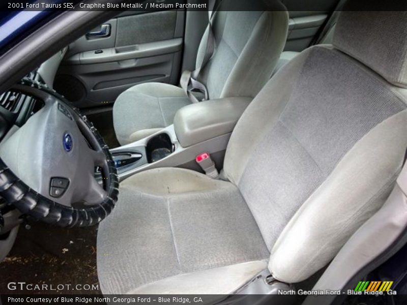 Graphite Blue Metallic / Medium Parchment 2001 Ford Taurus SES